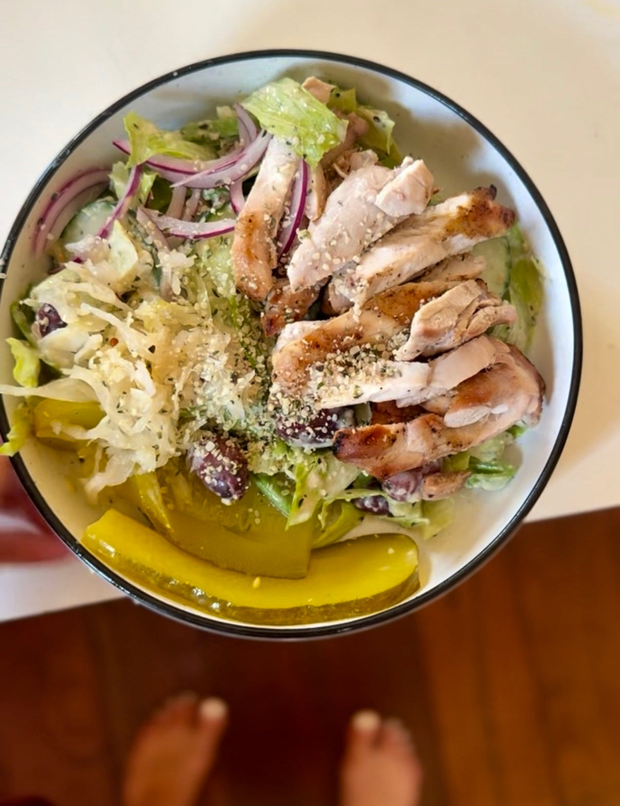 Blood sugar balancing chicken salad