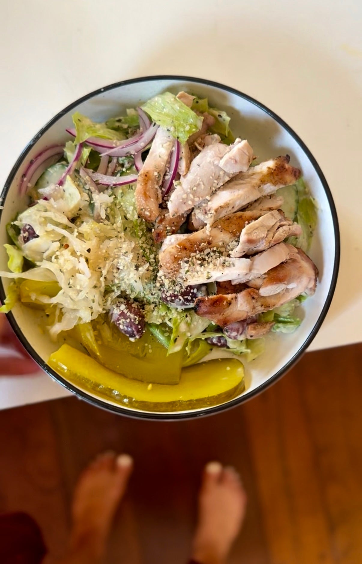 Blood sugar balancing chicken salad
