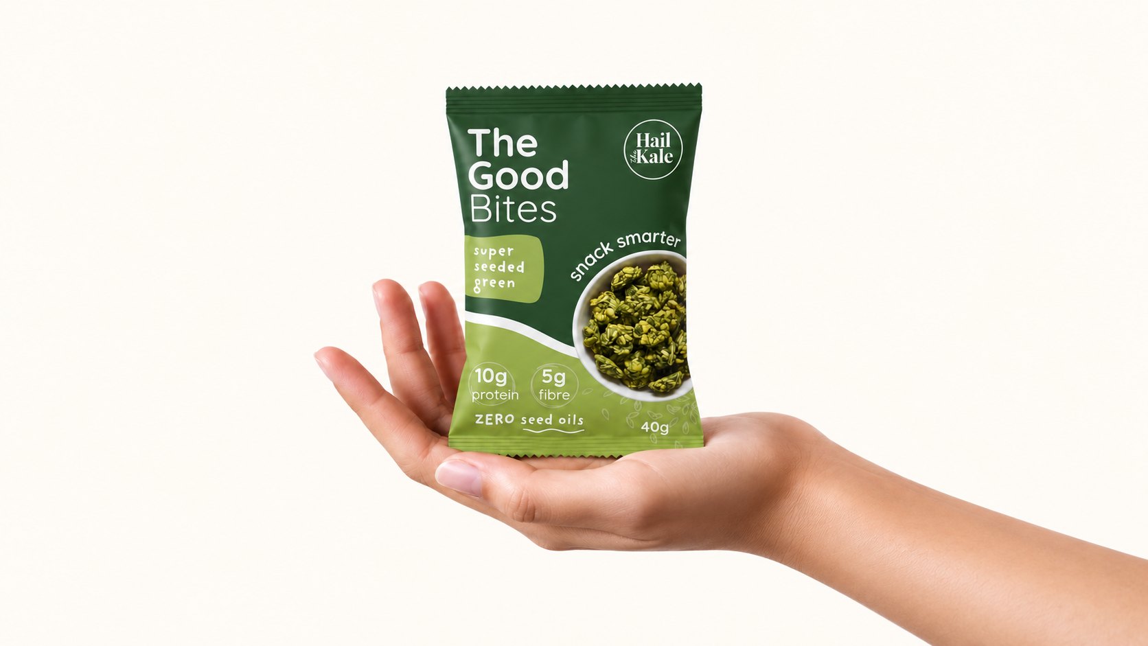 The Good Bites 40g - Super Seeded Green