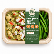 Hail the Kale Low Carb Thai Green Curry Chicken meal in packaging